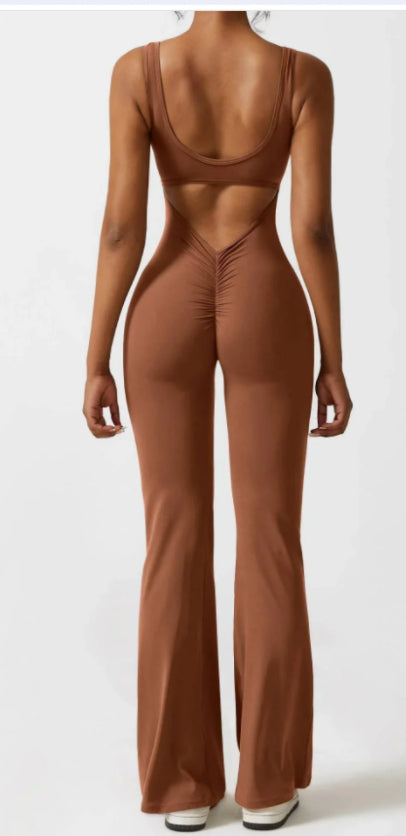 BRILUXE Tight Yoga Seemless Jumpsuit