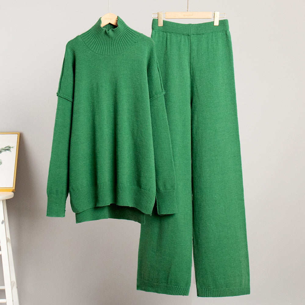 BRILUXE Knitted Jumper and Trouser Set