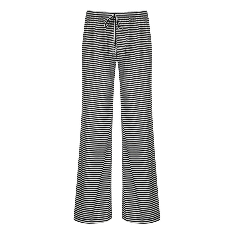 BRILUXE Striped Print Trousers