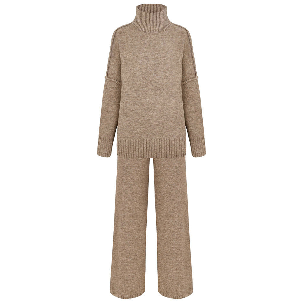 BRILUXE Knitted Jumper and Trouser Set