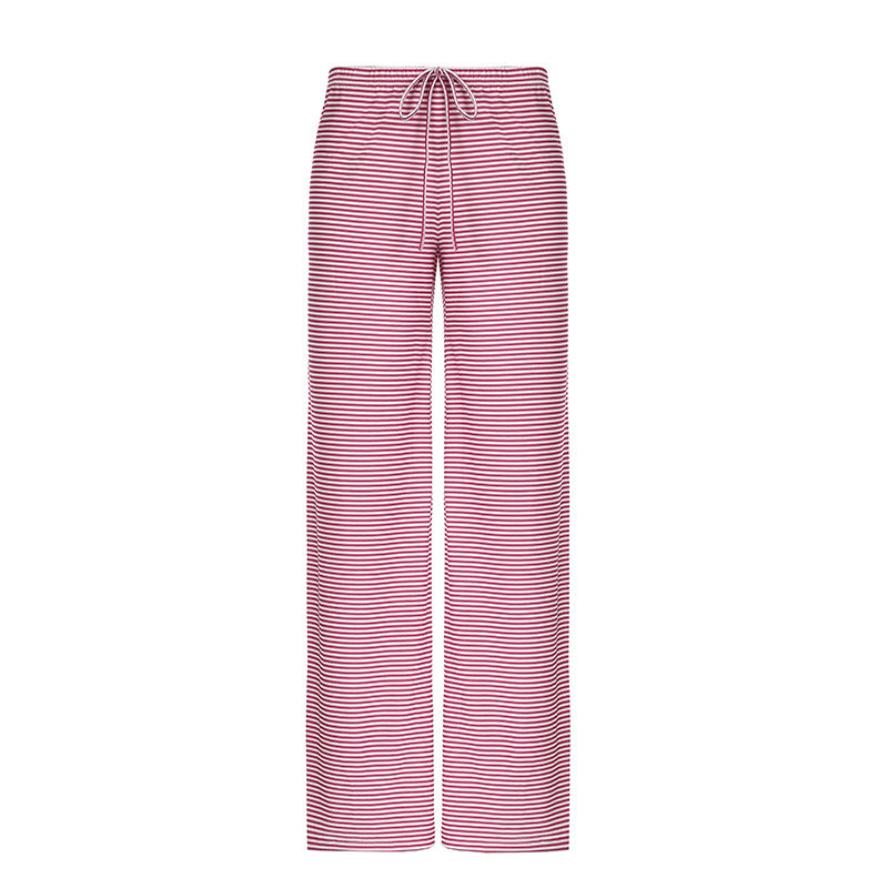 BRILUXE Striped Print Trousers