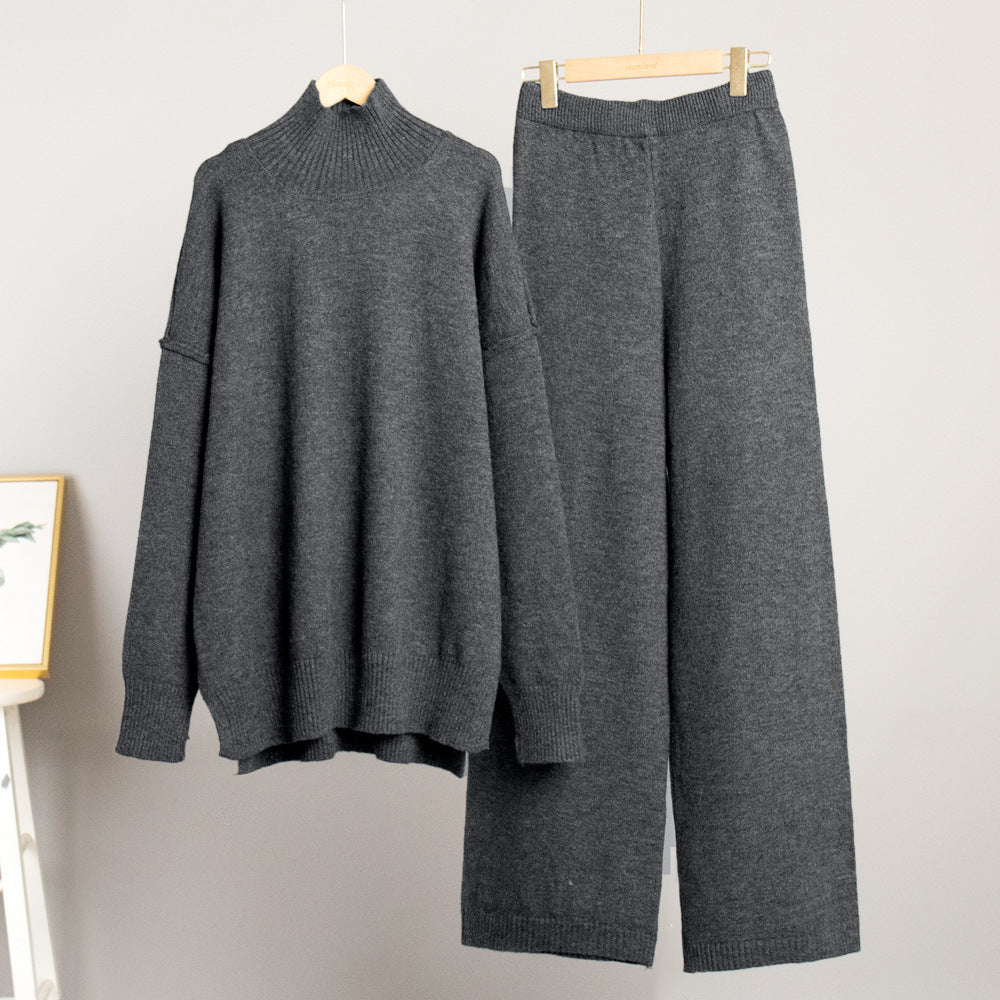 BRILUXE Knitted Jumper and Trouser Set