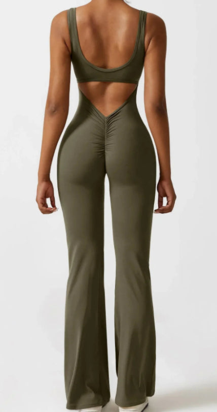 BRILUXE Tight Yoga Seemless Jumpsuit