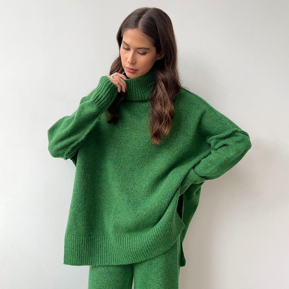 BRILUXE Knitted Jumper and Trouser Set